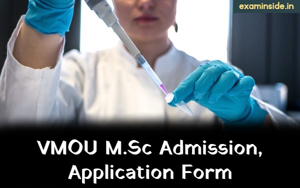 VMOU M.Sc Admission 2023